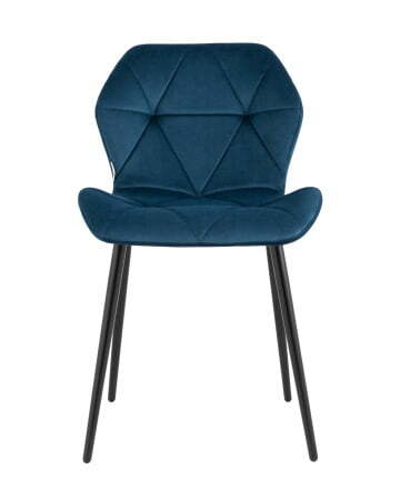 Стул Эдвин велюр синий (Стул кухонный Эдвин синий)