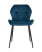 Стул Эдвин велюр синий (Стул кухонный Эдвин синий)