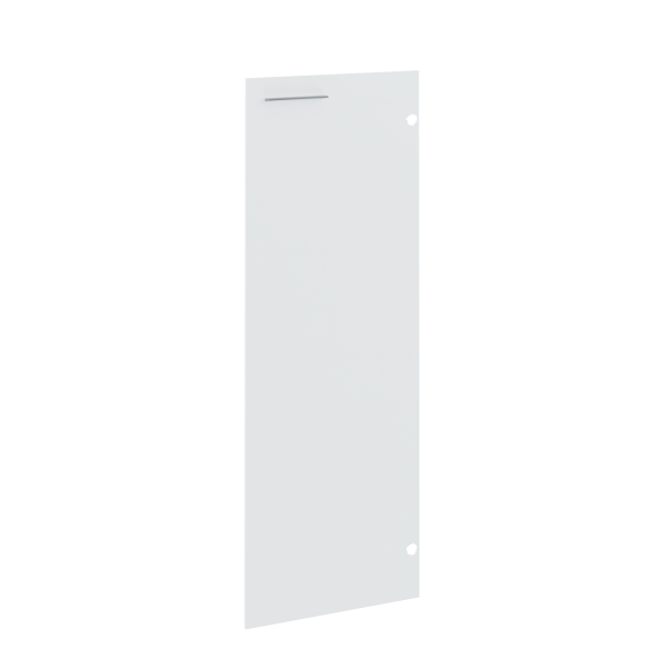 Дверь стеклянная Offix-new OGD 43-1 Стекло прозрачное - 416x5x1222 (Дуб Сонома светлый/металлик)