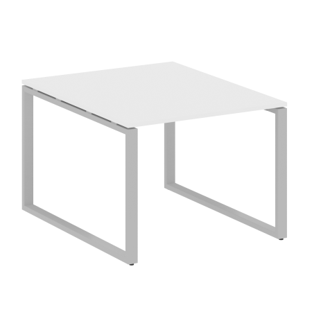 Переговорный стол 1 столешница Metal System Style БО.ПРГ-1.1 1000x1235x750 (Белый/Серый металл)