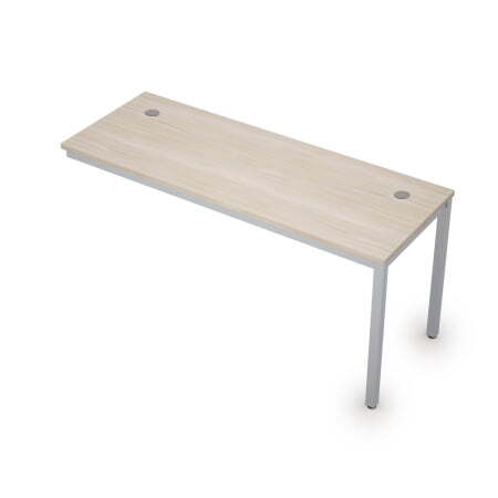 6МБК.164 Линейные бенч-системы, конечный модуль (1600x600x750) (Шамони светлый/Алюминий матовый)