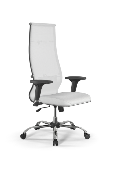 Кресло для руководителя Метта Sit 10 B1-163D - T+Extra /Km00/Wm12/D02P(M09.B21.G20.W01) (Белый)