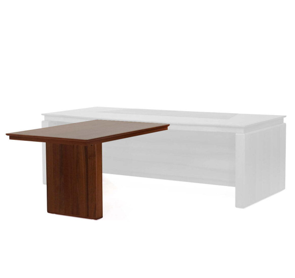 Брифинг-приставка для закругленного стола EA02 1300х840х750 (Орех)