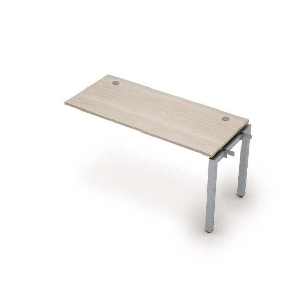 6МБС.5169 Линейная бенч-система, средний модуль (1400x600x750) (Шамони светлый/Алюминий матовый)