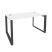 Стол рабочий на О-образном м/к Onix O.MO-SRR-3.8 1380x800x750 (Белый Бриллиант/Белый Металл)