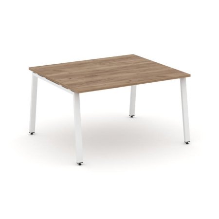 Стол переговорный SN-6A.SPRG-032.3 (1180х1180х750) (Дуб Табак/Металл Белый)