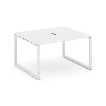 Стол переговорный SN-6O.SPRG-032 (1180х1180х750) (Белый/Металл Белый)