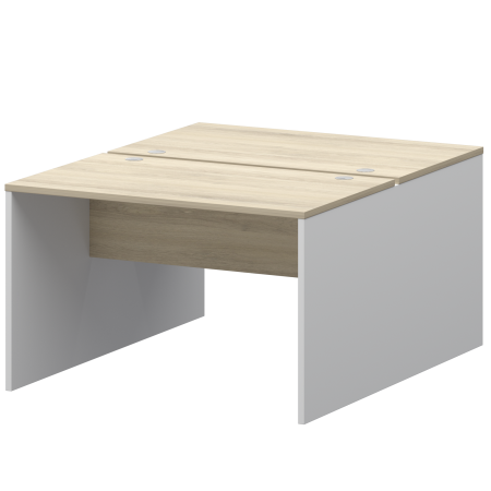 Бенч двойной Смарт СМСР25-2.12.73 1200x1496x750 (Белый/Кронберг)