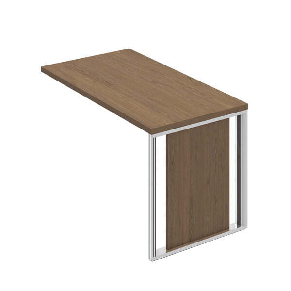 Брифинг-приставка с декоративной вставкой Orion ОР 107-1 ДТ 1300x700x750 (Дуб табачный)