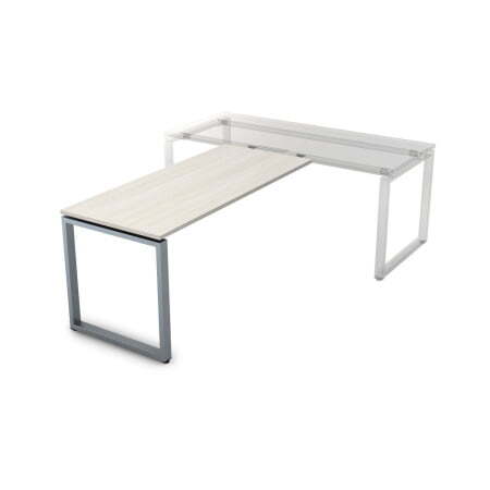 БП-О.004 Брифинг приставка (1600x700x750) (IvoryСерый)