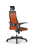 Кресло для руководителя Метта Sit 10 B2-160U - X2+Extra /Km39/Wm12/U0mL-b/H3mL-2D(M09.B02.G15.W01) (Черный | Оранжевый)