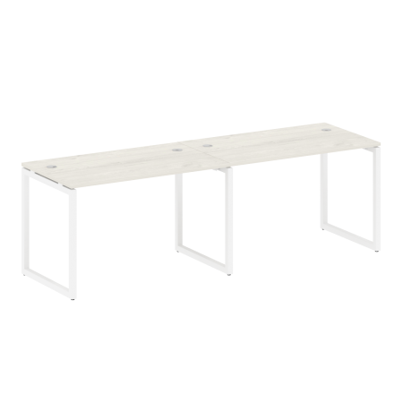 Рабочая станция Metal System Style БО.СМ-2.2 2400x720x750 (Акация/Антрацит металл)