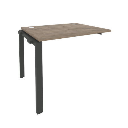 Наборный элемент рабочей станции на П-образном м/к Onix O.MP-1.NRS-1.8 980x800x750 (Тиквуд Темный/Черный металл)