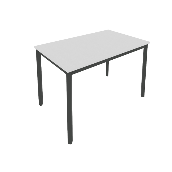 Стол письменный на металлокаркасе Slim С.СП-4 1180x720x750 (Серый/Антрацит металл)