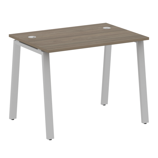 Стол письменный Metal System Style БА.СП-1 1000x720x750 (Вяз/Серый металл)