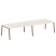 Стол для переговоров (2 столешницы) на А-образном м/к Metal System Style БА.ПРГ-2.5 3600x1235x750 (Дуб наварра/Серый металл)
