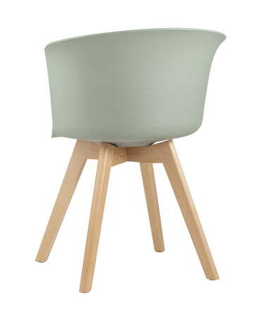 Стул Blossom с подушкой серо-зеленый (Стул пластиковый Blossom серо-зеленый)