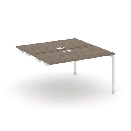 Стол-приставка к опорным элементам SN-4P.DPRS-014 (1580х1432х750) (Вяз Благородный/Металл Белый)