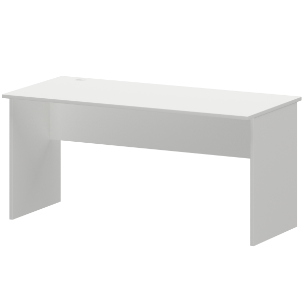 Стол с кабель каналом слева Арго А-004.К.ЛВ 1600x730x760 (Белый)