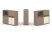 Тумба двойная + низкая надставка ES.NB.2N-20 (1500х410х1135) (Латте/Тиквуд Светлый)