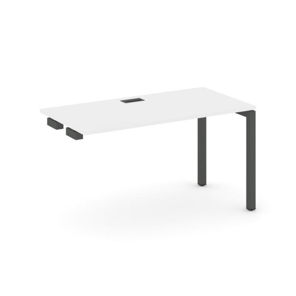 Стол-приставка к опорным элементам SN-5P.OPRS-014 (1580х700х750) (Белый/Металл Антрацит)