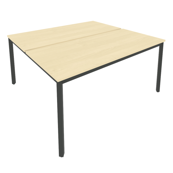 Рабочая станция на металлокаркасе Slim С.СП-6.3 1580x1475x750 (Клен/Антрацит металл)