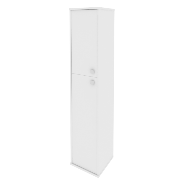 Шкаф высокий узкий, левый Style Л.СУ-1.8Л 412x410x1980 (Белый)