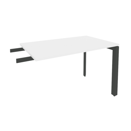 Брифинг-приставка на П-образном м/к Onix O.MP-BR-11 1180x720x750 (Белый Бриллиант/Черный металл)