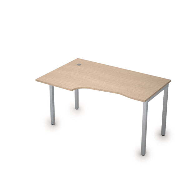 Стол письменный на металлокаркасе лев Стиль 2М.122 1400x900x750 (ДубСерый)