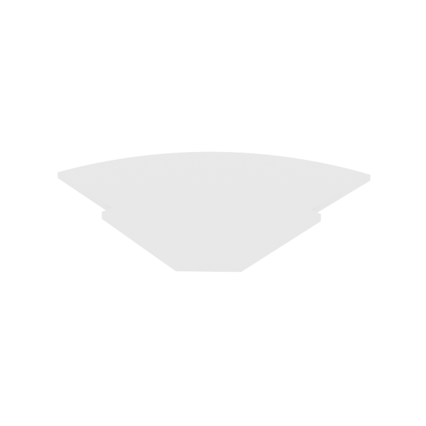 Полка для угловой секции Riva А.РС-5.1 815x815x22 (Белый)