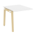 Проходной наборный элемент переговорного стола на деревянных опорах Onix Wood OW.NPRG-0 780x980x750 (Тиквуд Светлый/Дуб Темный)