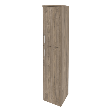 Шкаф высокий узкий правый Onix O.SU-1.8R 400x420x1977 (Тиквуд Темный)