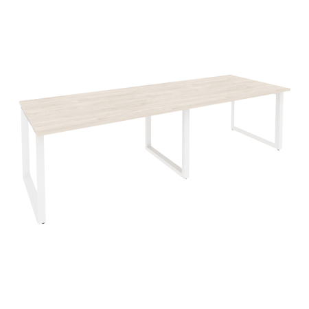 Стол переговорный Onix O.MO-PRG-2.3 2760x980x750 (Денвер Светлый/Белый Металл)