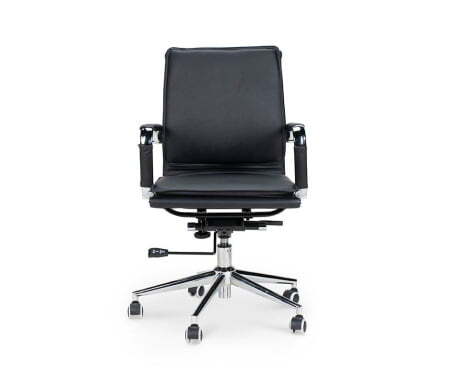 Харман LB / (black) хром / черная экокожа (Черный)