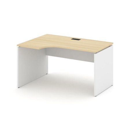 Стол рабочий эргономичный SN-D.SPA-002(L) (1580х600/980х750) (Акация Лорка/Белый)