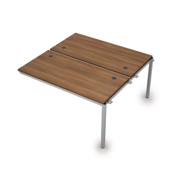 6МБС.279 Сдвоенные бенч-системы, средний модуль (1400x1435x750) (Шамони темный/Алюминий матовый)