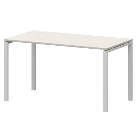 Стол на металлокаркасе Арго-М АМ-005 1800x730x760 (Ясень шимо/Белый)