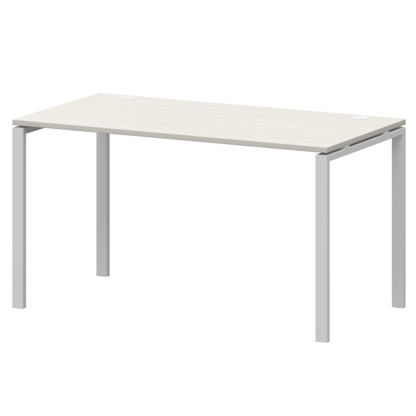 Стол на металлокаркасе Арго-М АМ-500.60 1800x600x760 (Ясень шимо/Белый)