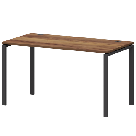 Стол на металлокаркасе Смарт СМС25-П-16К.73.Пр25 1600x730x750 (Таксония/Антрацит)