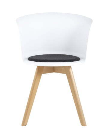 Стул Blossom с подушкой белый (Стул пластиковый Blossom белый)