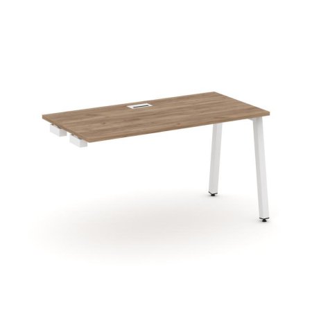 Стол-приставка к опорным элементам SN-5A.OPRS-014 (1580х700х750) (Дуб Табак/Металл Белый)