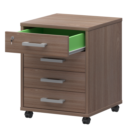 Тумба подкатная Арго АТЛ-04 440x450x600 (Темный шимо)