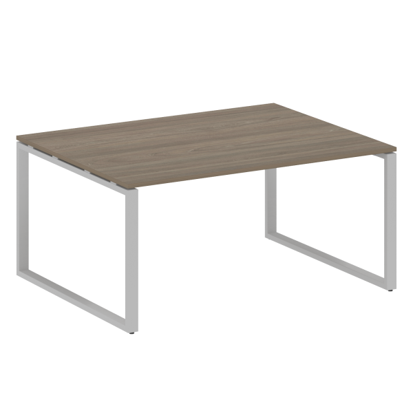 Переговорный стол 1 столешница Metal System Style БО.ПРГ-1.4 1600x1235x750 (Вяз/Серый металл)