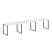 Рабочая станция Metal System Style БО.СМ-3.2 3600x720x750 (Дуб Наварра/Серый металл)