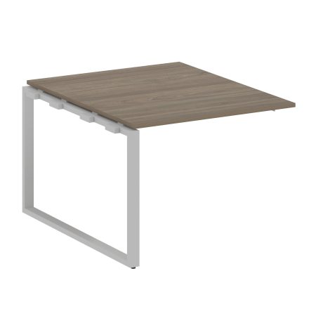 Проходной наборный элемент переговорного стола Metal System Style БО.ППРГ-1 1000x1235x750 (Вяз/Серый металл)