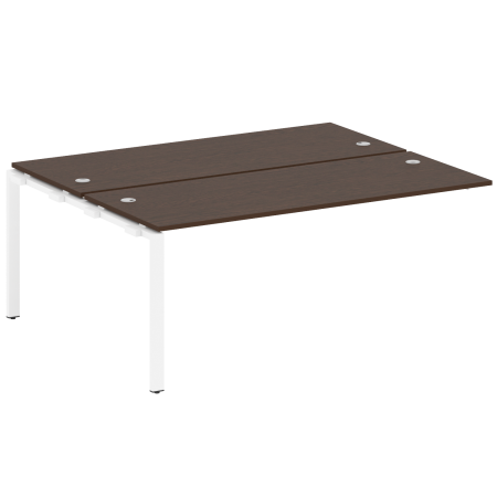 Проходной наборный элемент рабочей станции Metal System Style БП.ПРС-СП-2.5 1800x1475x750 (Венге Цаво/Белый металл)