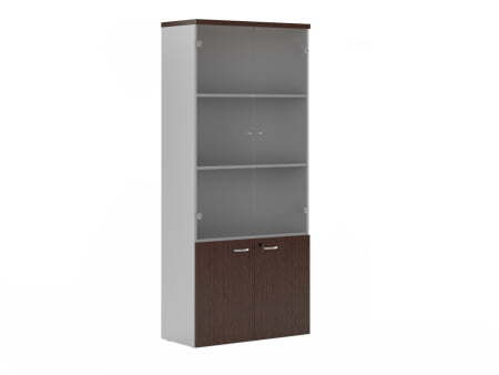 Шкаф комбинированный Flash FLS328 900x420x2069 (Дуб темный)