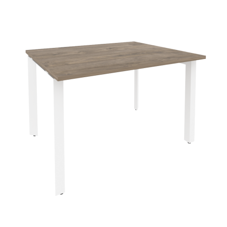 Стол переговорный Onix O.MP-PRG-1.2 1180x980x750 (Тиквуд Темный/Белый Металл)