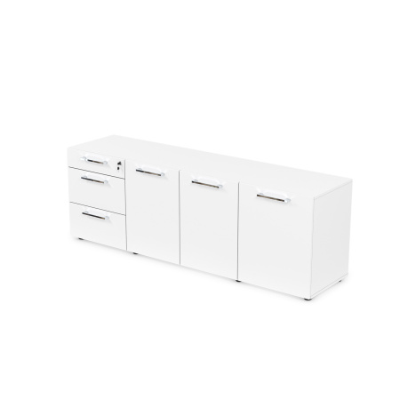 10Т.007.13 Греденция  (1638x450x626) (Белый Премиум)