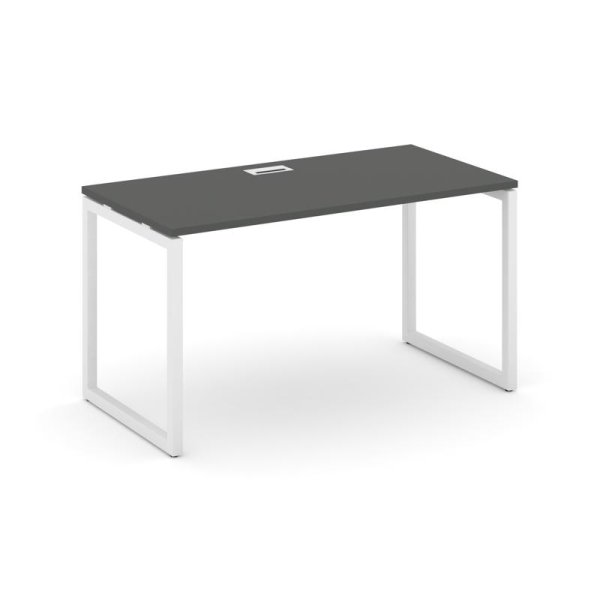 Стол письменный SN-4O.SP-001 (980х600х750) (Антрацит/Металл Белый)